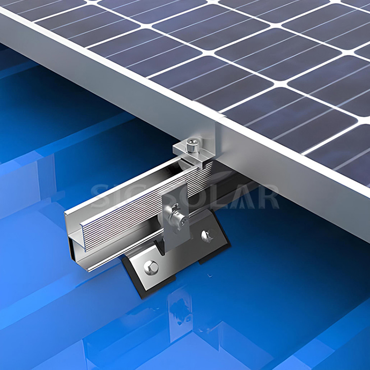 Solar Trapezoidal Metal Roof Mounting