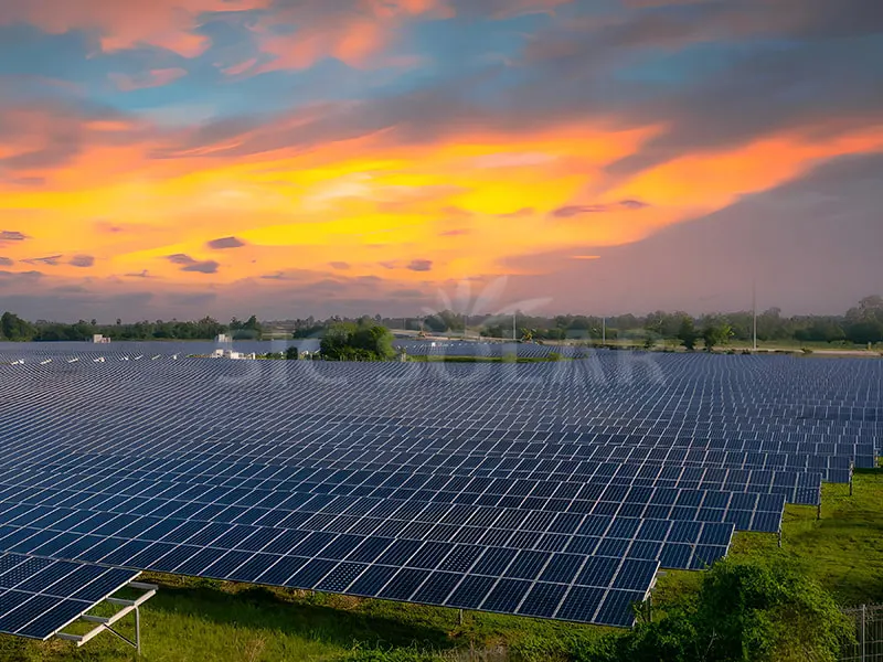 100MW Ground Mount Solar Panel Systems In USA
