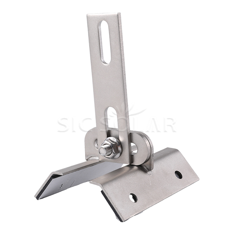 Adjustable Trapezoidal Tin Roof Solar Panel Clamp