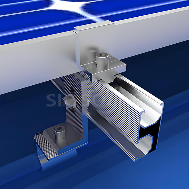 Aluminum Klip Lok Solar Clamp