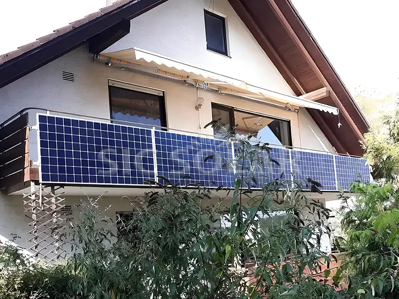 2.5kw Solar Balcony Bracket In Denmark