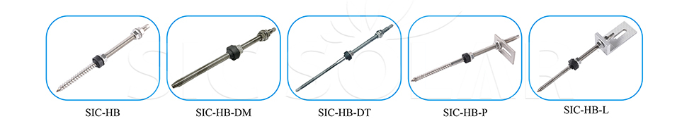 Solar Mounting Hanger Bolts