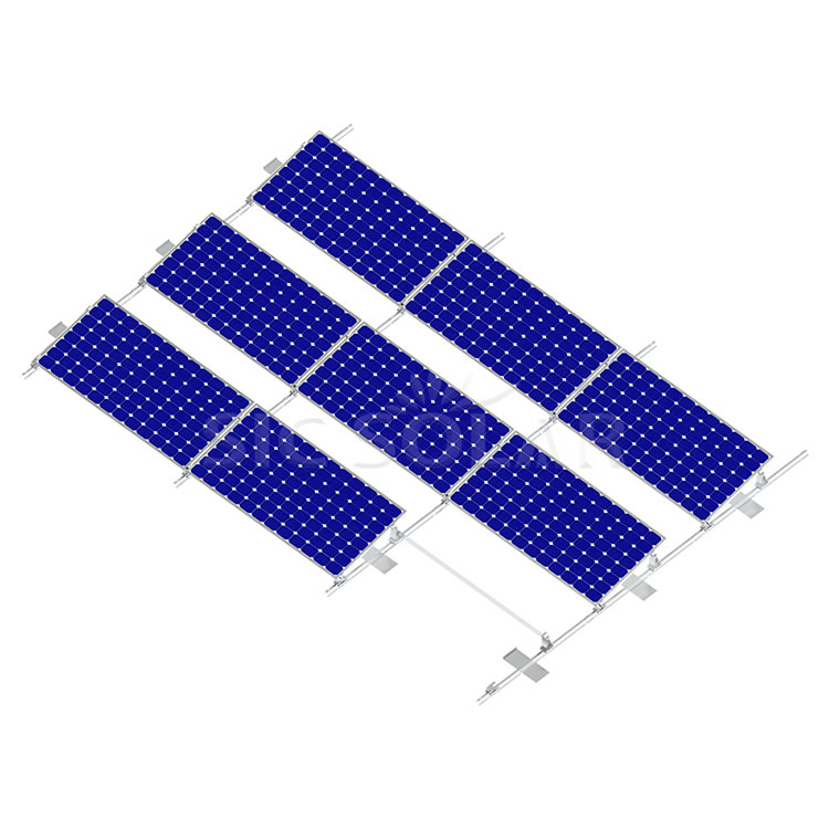 Flat Roof Ballasted Solar Mounting System