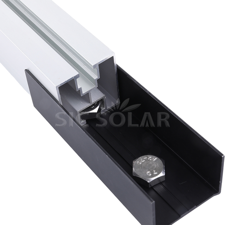 Solar Metal Roof Mounting Rail