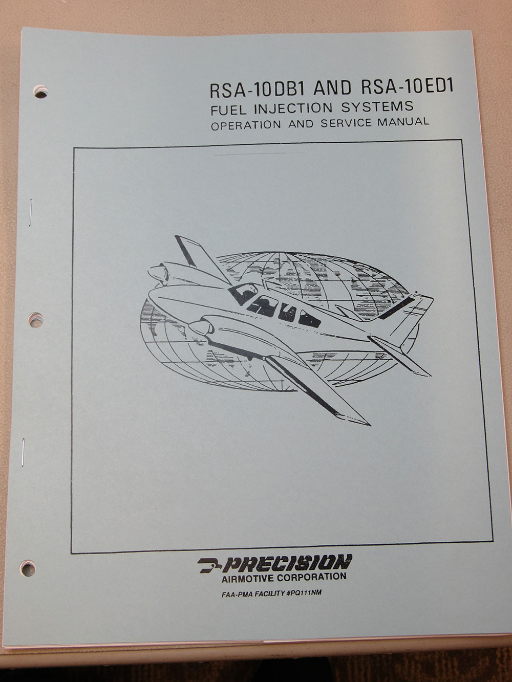 MANUAL, RSA-10DB1®/10ED1, OPS & SERV
