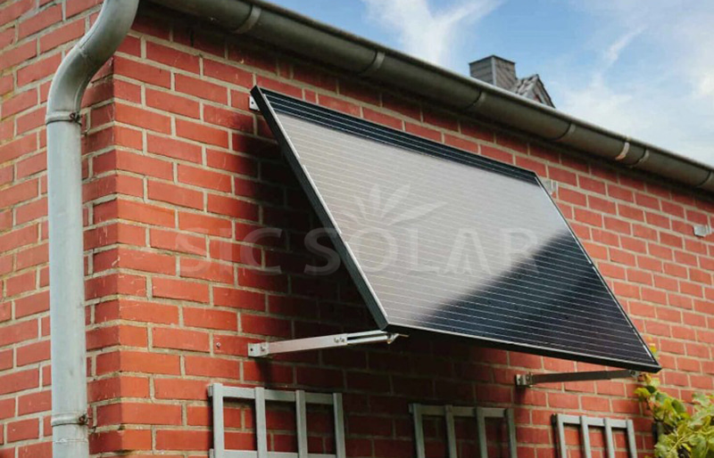 How to mount solar panels to a wall?