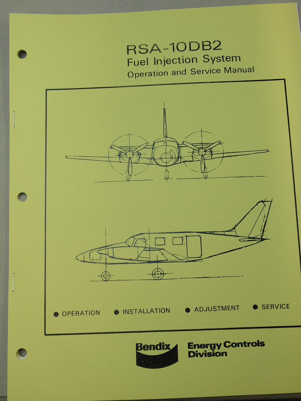 MANUAL, RSA-10DB2®, OPS & SERVICE