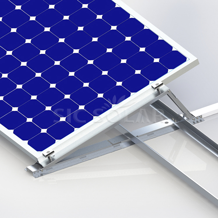 Adjustable Ballasted Triangle Solar Brackets
